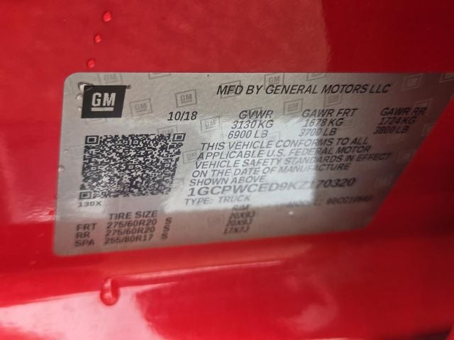 2019 Chevrolet Silverado 1500 LT