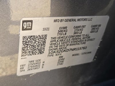 2022 GMC Yukon XL SLT