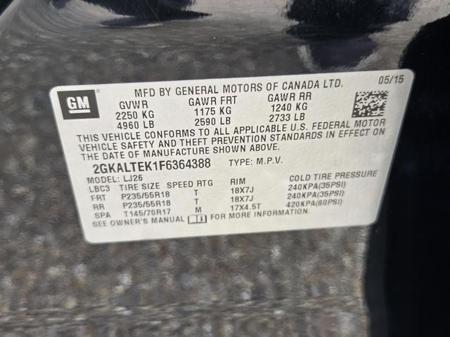2015 GMC Terrain SLT-2