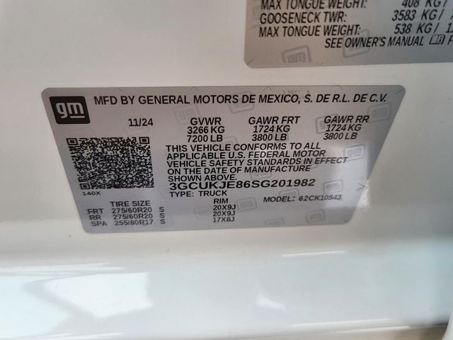 2025 Chevrolet Silverado 1500 High Country